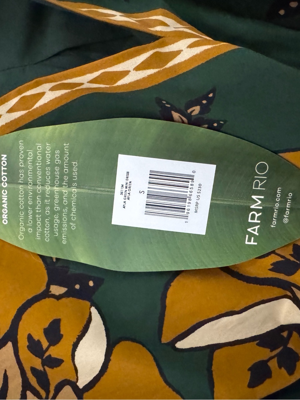 Farm Rio Ayla tie-front floral-print cotton-poplin mini dress - Picture 8 of 10